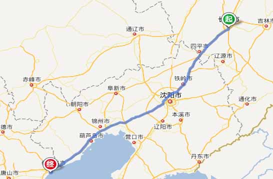 长春到北戴河自驾游一卡通