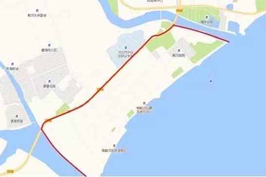 南戴河公交车,地图,交通