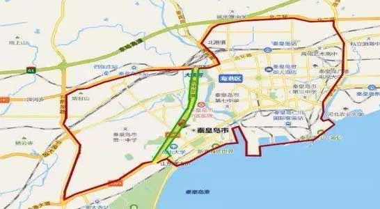 秦皇岛北戴河限号区域地图2021