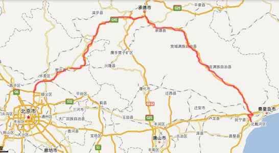 承德到北戴河,旅游,自驾游,路线,距离,费用,攻略